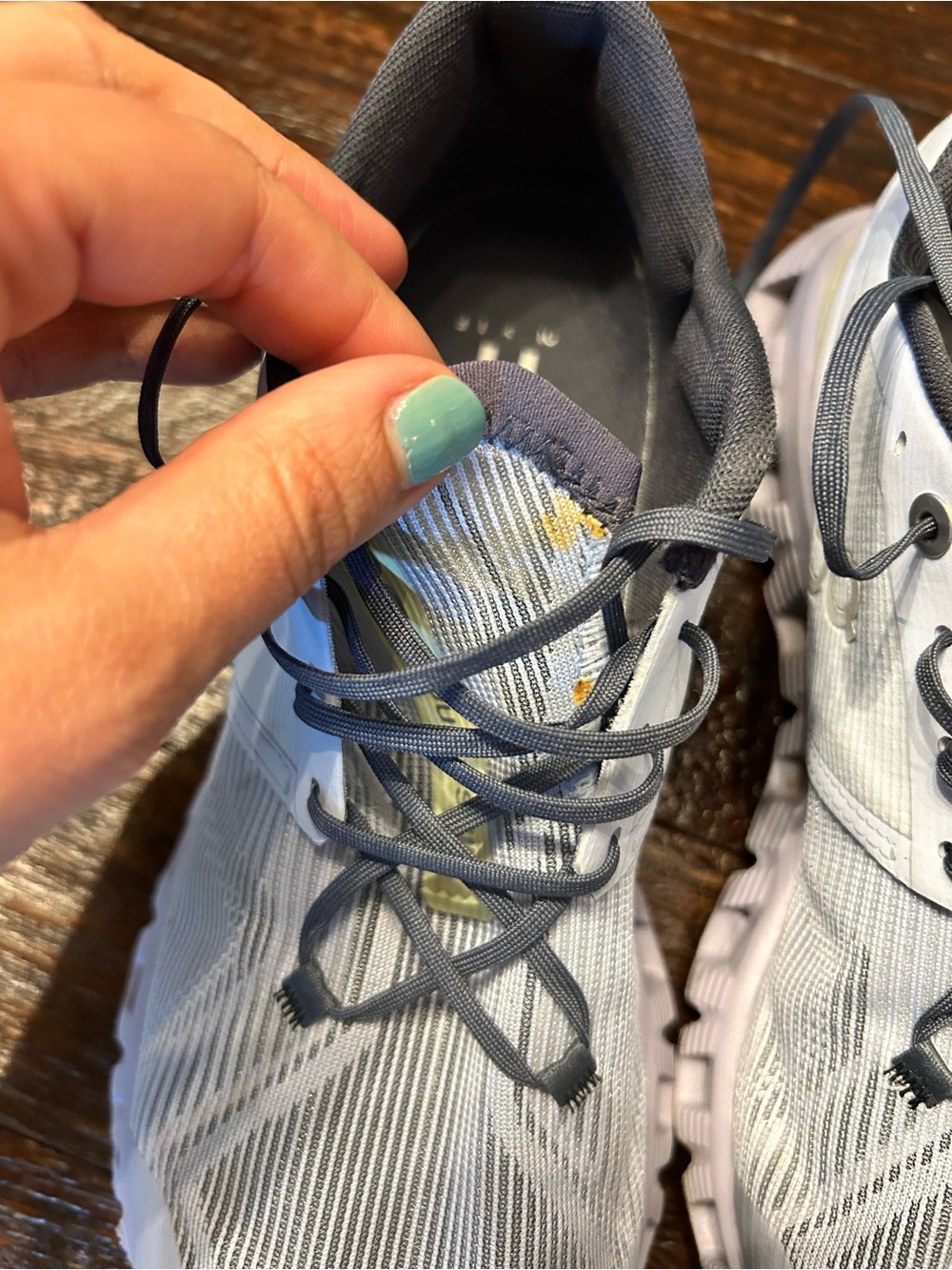 On Cloud - Cloud X 3 Shift Free People Sneakers Running Shoes - Heather Midnight - Picture 12 of 14